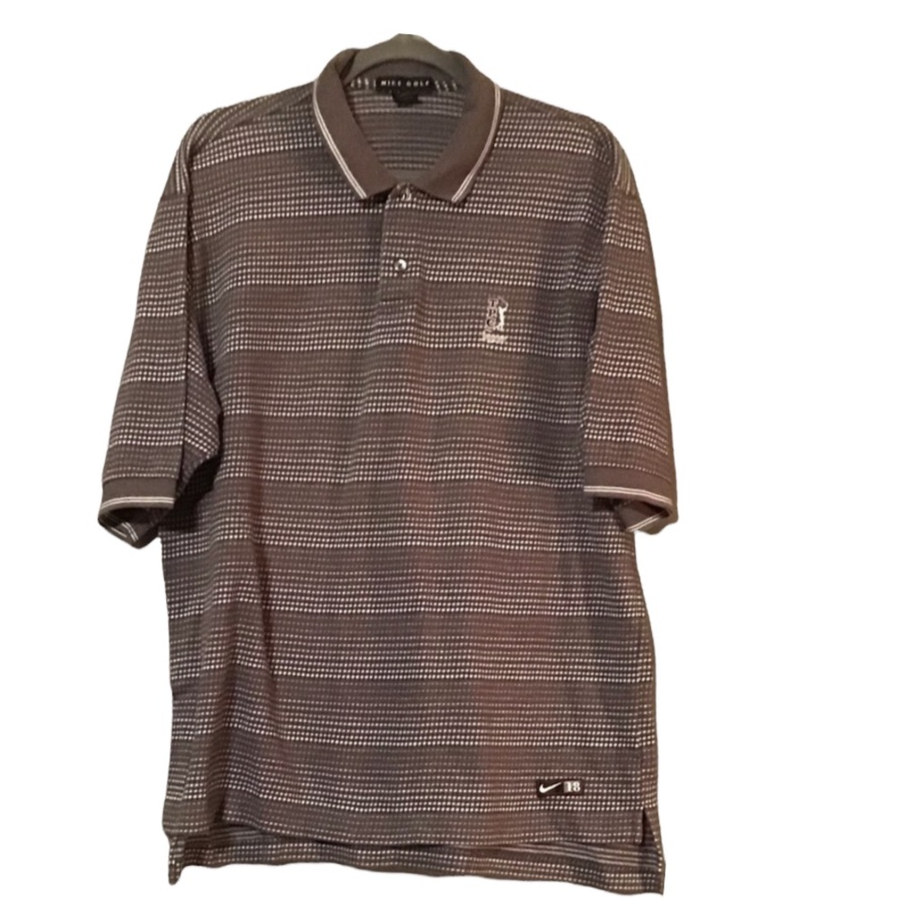 Nike TPC Golf Men’s Circle Pattern Large Short Sleeve Polo shirt